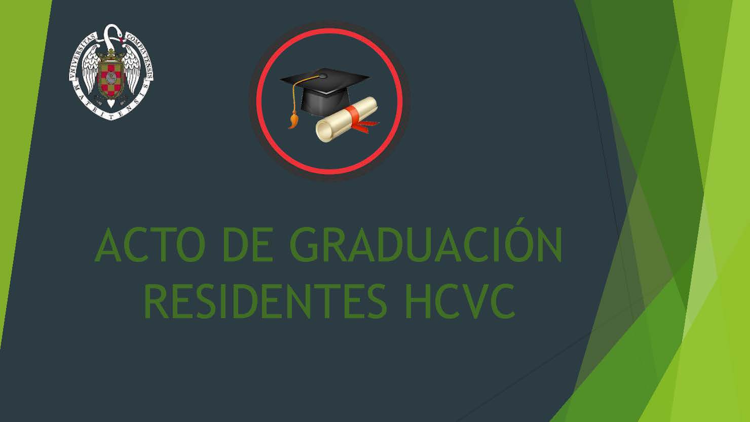 Acto graduación residentes HCVC